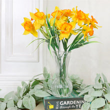 Load image into Gallery viewer, Ruffled Daffodil in Trumpet Vase🌼
