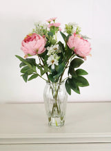 Load image into Gallery viewer, Peony &amp; Daisy Flower Arrangement
