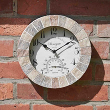 Load image into Gallery viewer, Stonegate Wall Clock &amp; Thermometer
