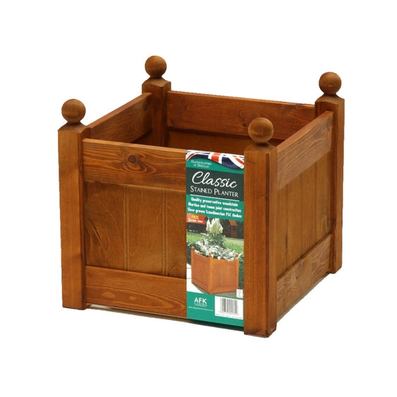 Classic Stained Planter - Beech