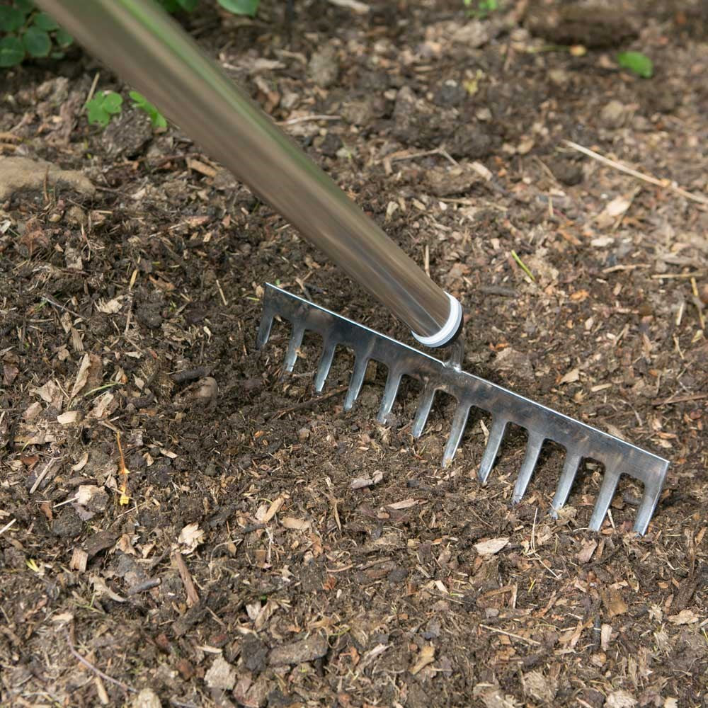 Ultralight Stainless Steel Garden Rake – Smiths Garden Centre